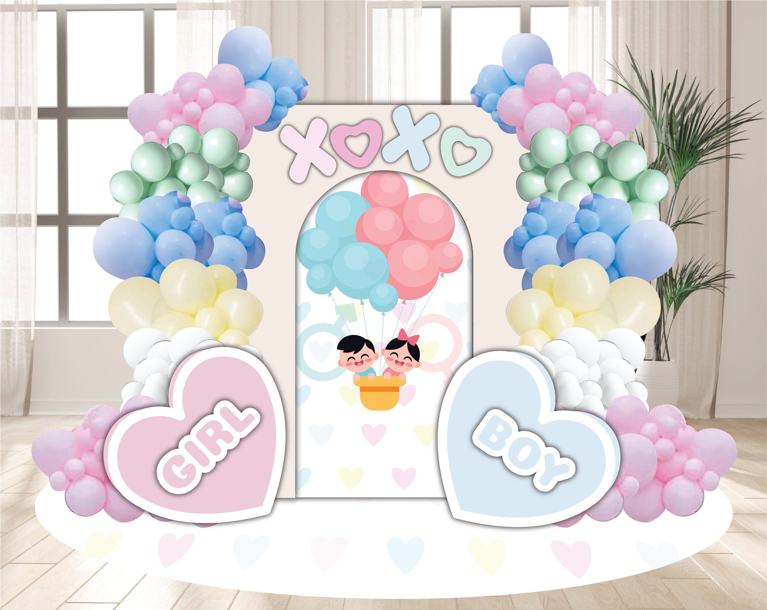 Các mẫu trang trí mẹ bầu đẹp đơn giản 2025